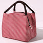 Sac Isotherme Repas Rayures rouges