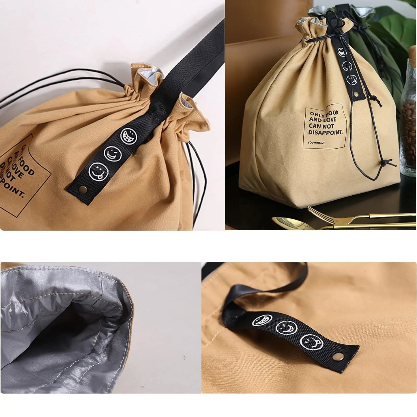 Sac à Déjeuner Isotherme Style Pochon
