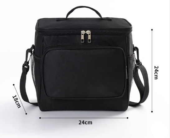 sac isotherme bandoulière noir dimensions
