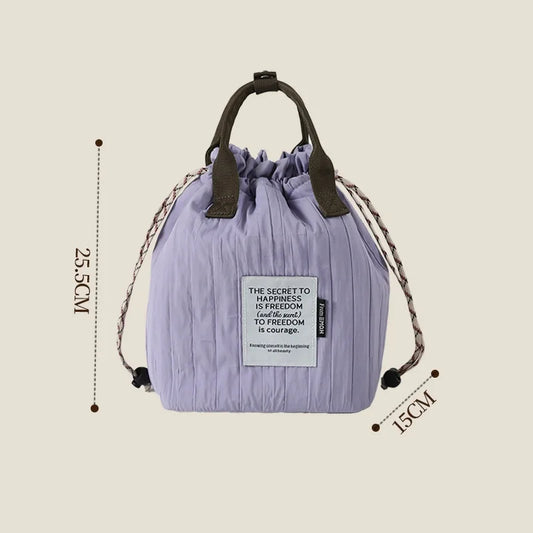 Sac Déjeuner Isotherme Bicolore à Cordon