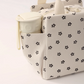 sac isotherme en velours fleur