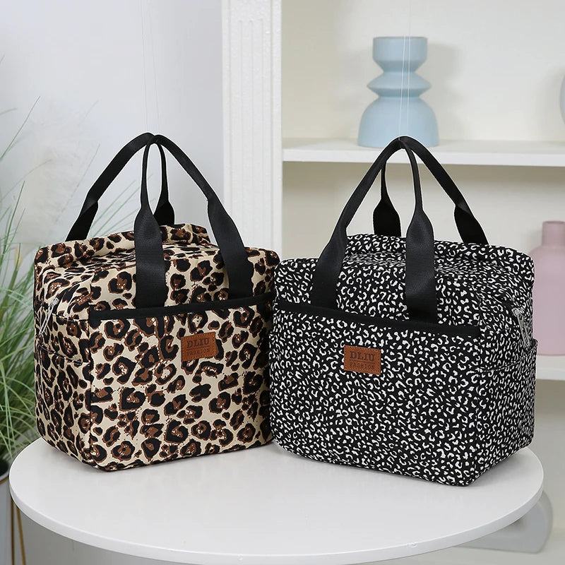 Sac Isotherme Sacoche à Motif Léopard
