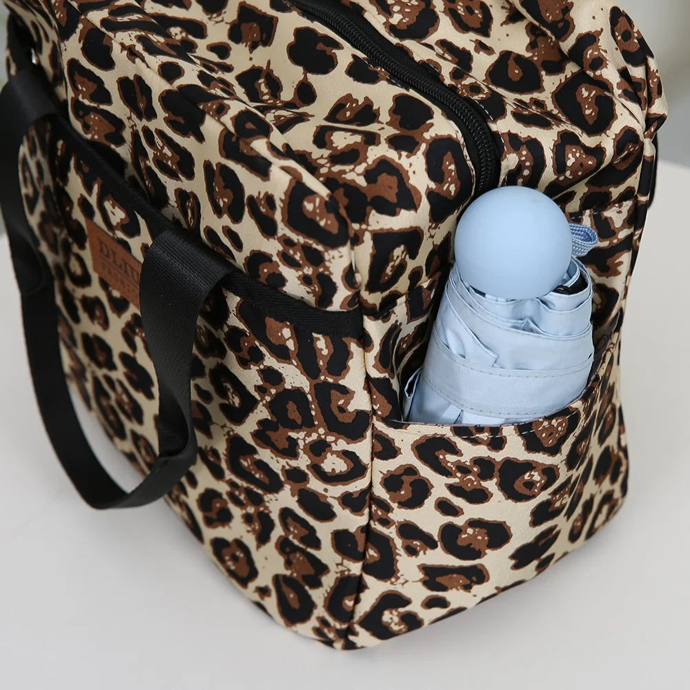 Sac Isotherme Sacoche à Motif Léopard