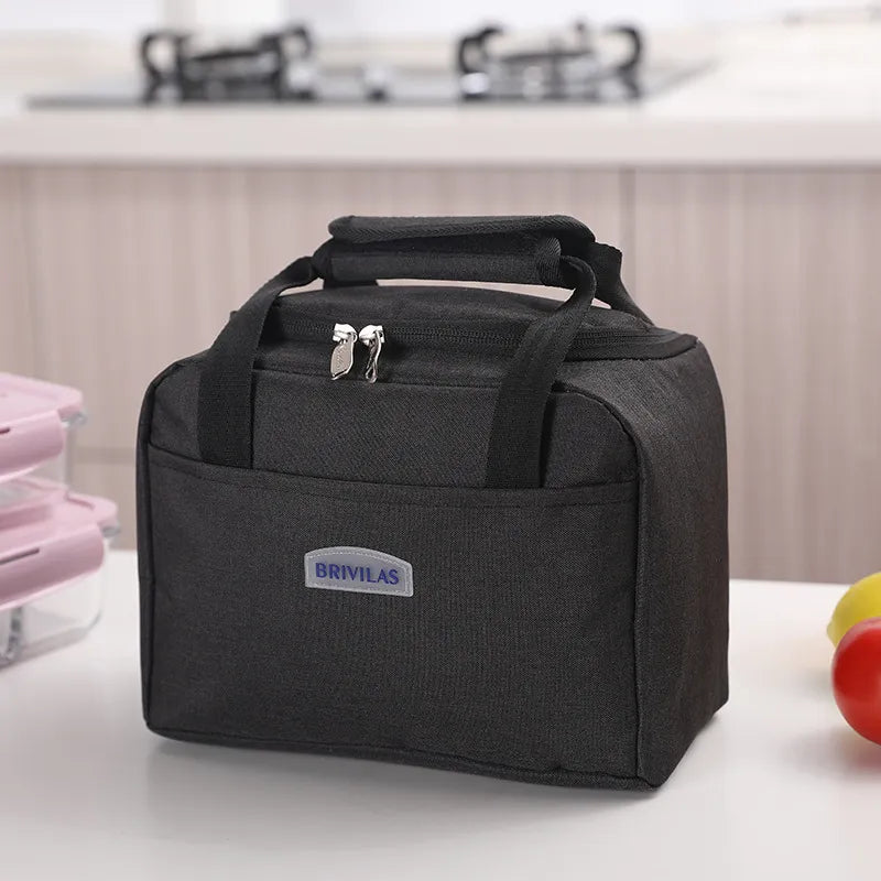sac isotherme pour repas noir