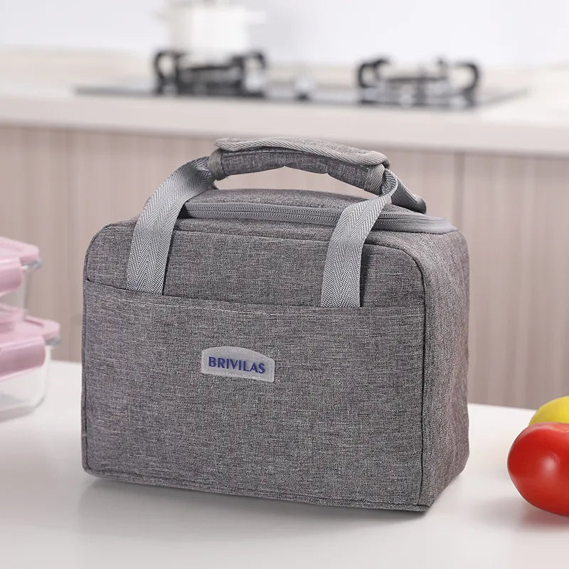 sac isotherme pour transporter repas gris