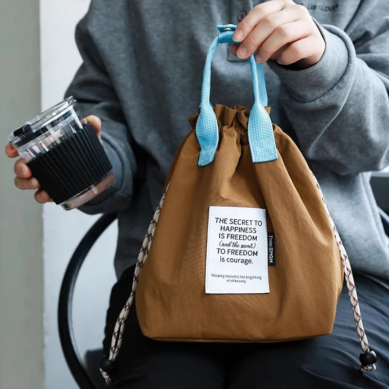 Sac Isotherme Seau à Cordon et Poignées
