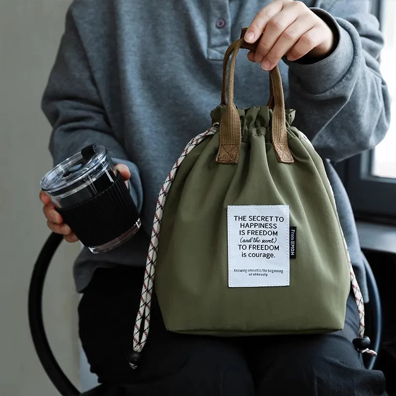 Sac Isotherme Seau à Cordon et Poignées