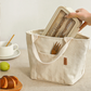 sac lunch en toile beige