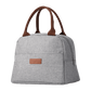 sac repas isotherme gris