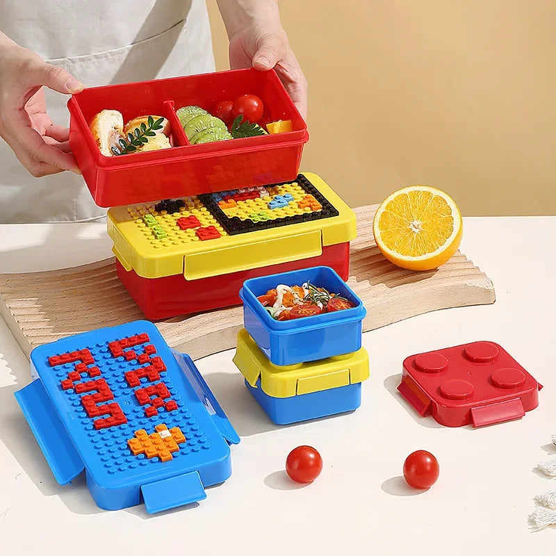 Set Boîte à Bento & Mini Boîtes « Blocs de Construction »