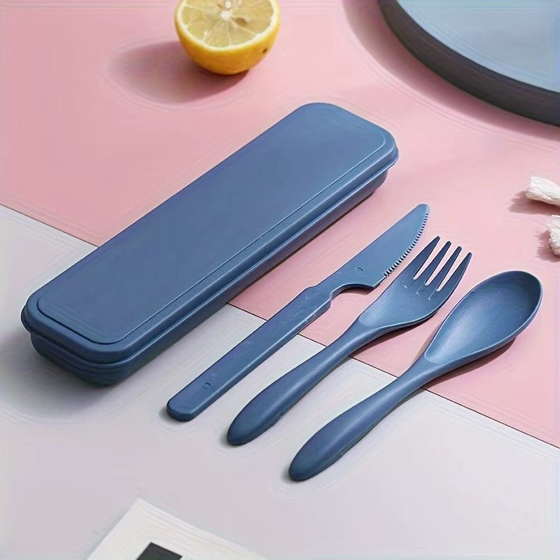 Ensemble de Couverts Portables 3-en-1