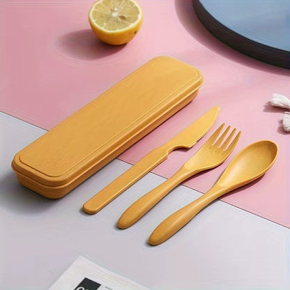 Ensemble de Couverts Portables 3-en-1