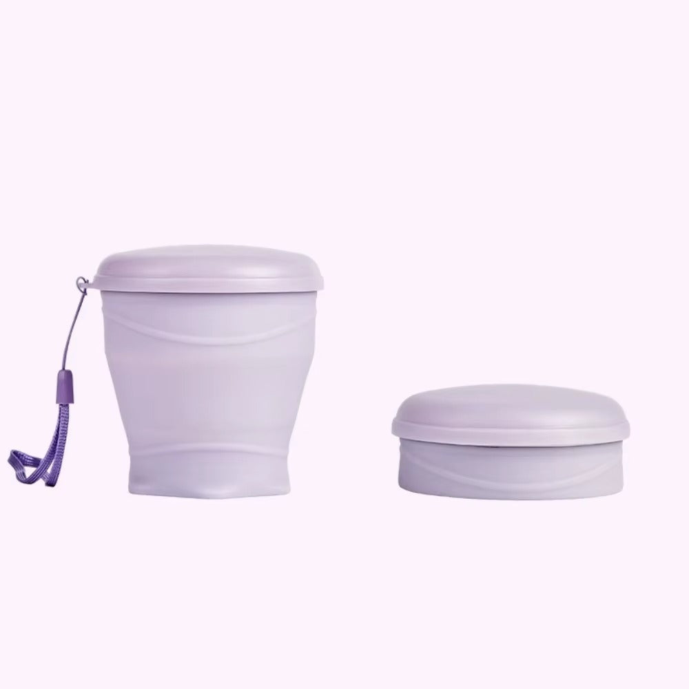 Tasse de Voyage Pliable en Silicone 180ml | Gobelet de Camping Rétractable
