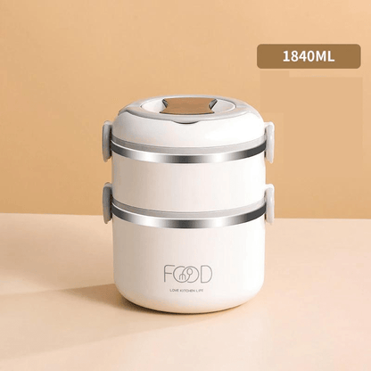Boite Repas Inox Blanche