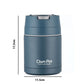 Boite déjeuner chauffante bleue contenance 800ml