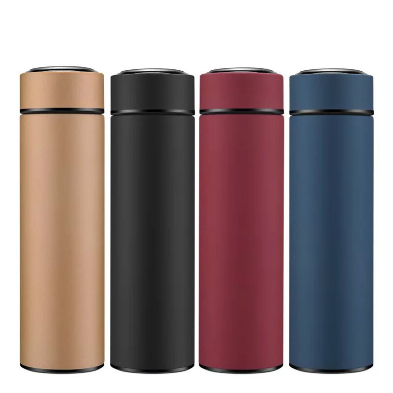 Thermos infuseurs variantes couleurs thé boissons