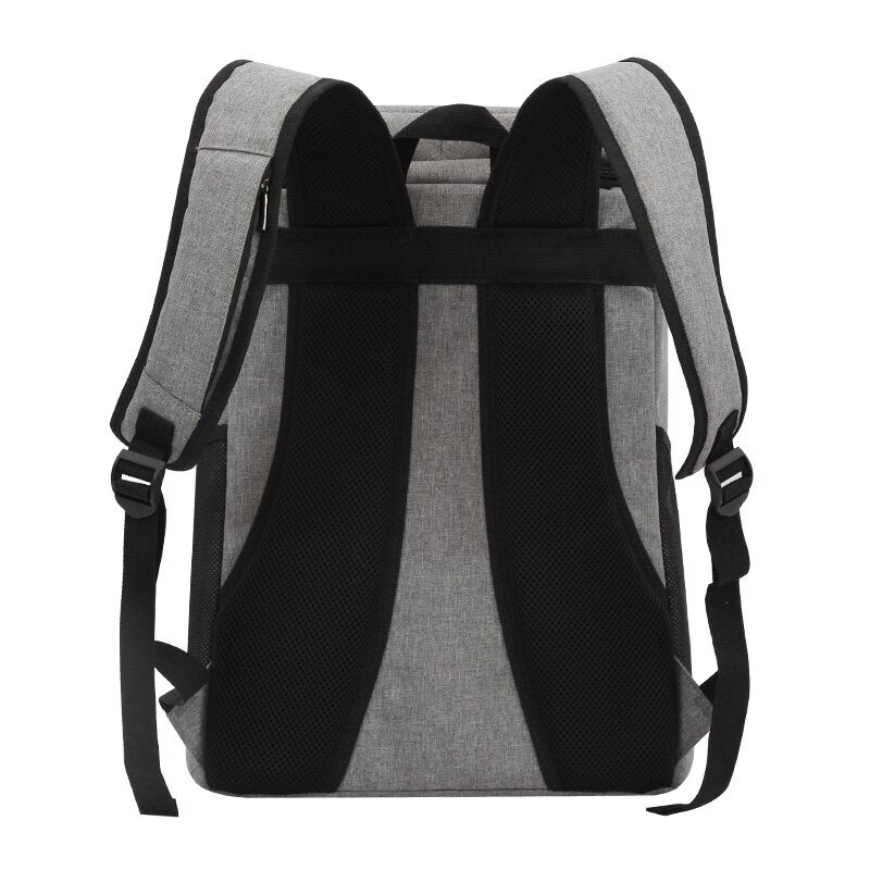 vue de dos sac a dos isotherme gris 25L