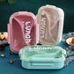 bento box verte rose blanche