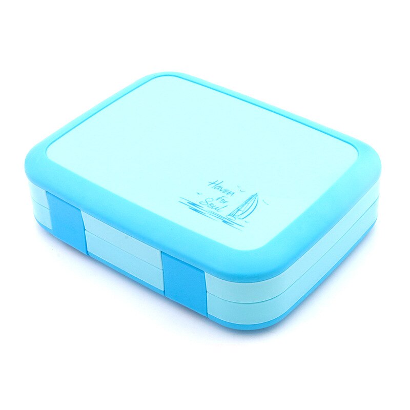 boîte à déjeuner bleue