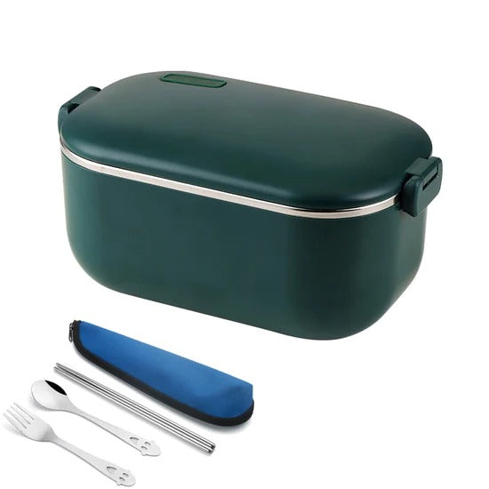 boite repas chauffante vert
