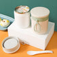 boite soupe blanc repas chaud