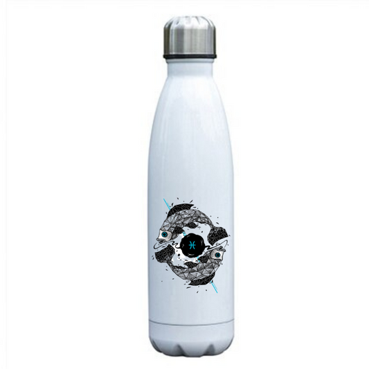 gourde inox signe astrologique poissons