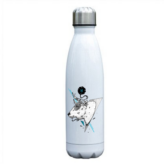 signe astrologique taureau gourde inox
