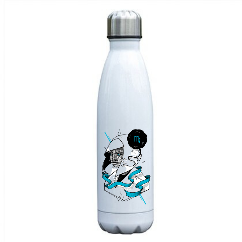 signe astrologique vierge gourde inox