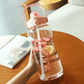 Gourde Sport Transparente Rose 2L