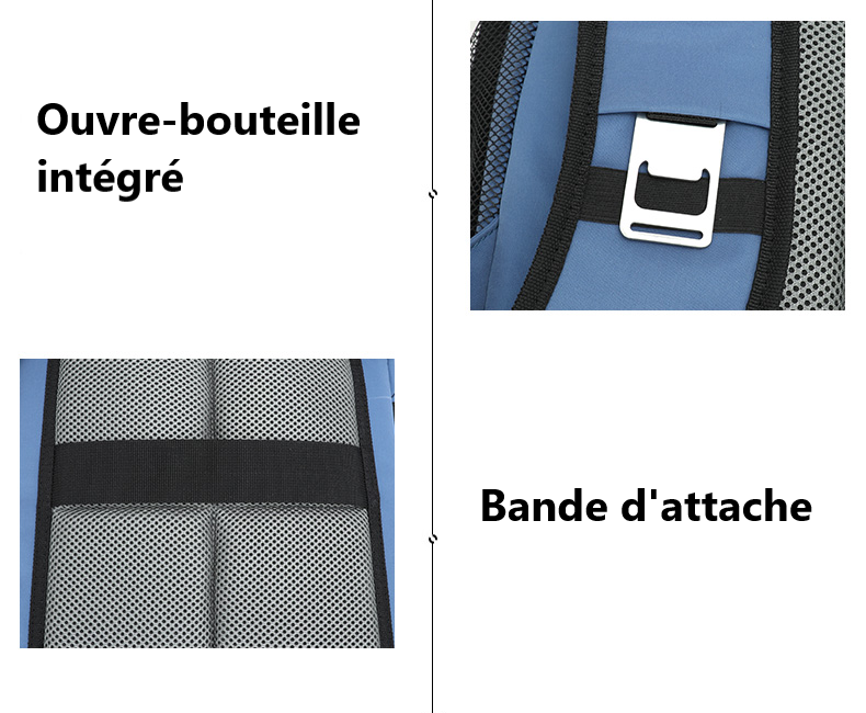 Sac Randonnée Isotherme Bleu