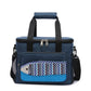 Glaciere souple 16L bleu motif poisson