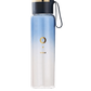 Gourde en verre bleue