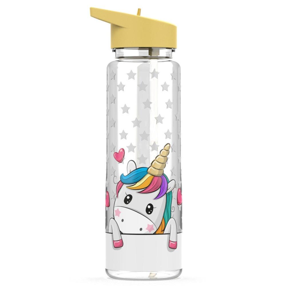 Bouteille 750ml licorne mignon