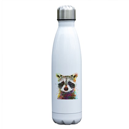Bouteille isotherme 500 ml raton laveur multicolore