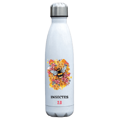 gourde en acier inoxydable 500ml abeille ruche