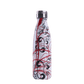 gourde inox bouteille isotherme art japonais blanc et noir