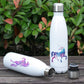 bouteille isotherme motif licorne étoilée et licorne cristalline