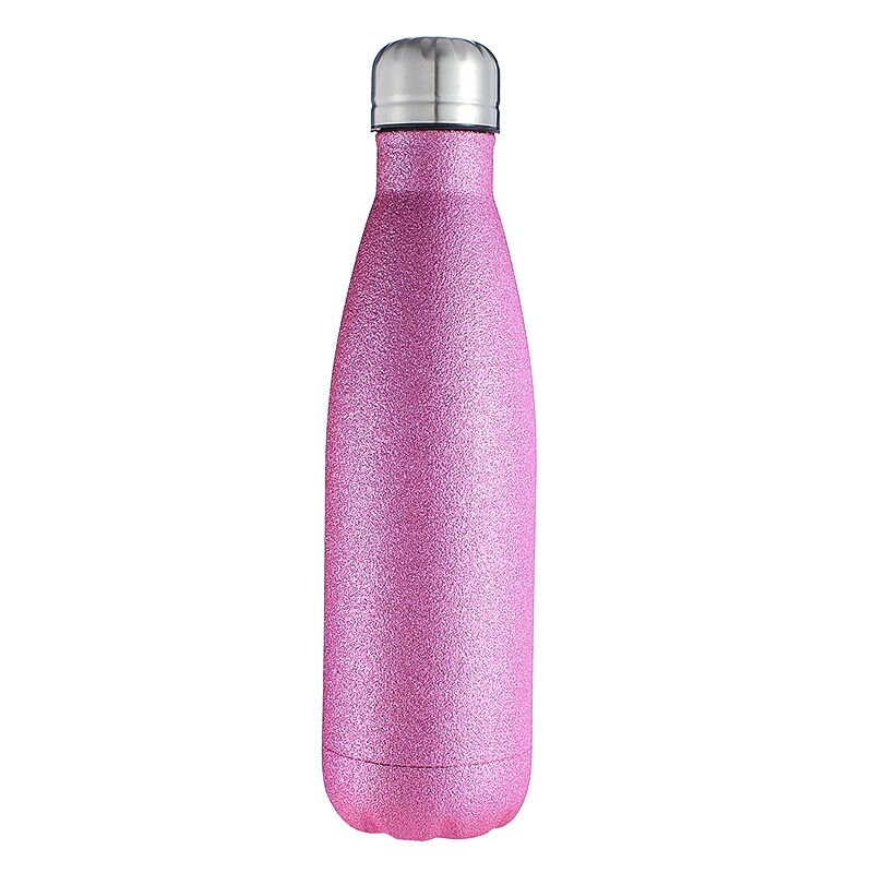 bouteille isotherme paillette rose