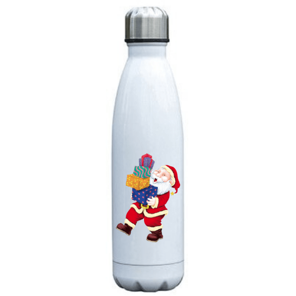 bouteille isotherme motif pere noel joyeux