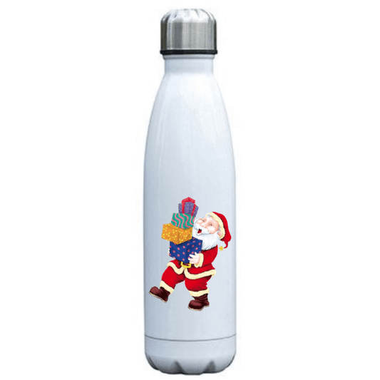 bouteille isotherme motif pere noel joyeux
