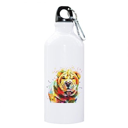 Bouteille isotherme 600 ml chien shar pei coloré