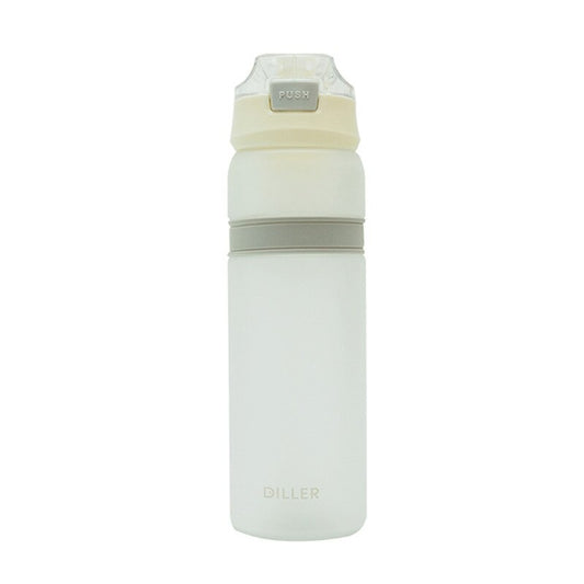 Gourde de sport blanche en plastique 