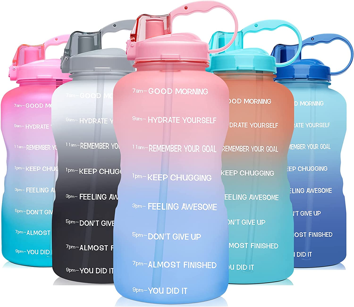différentes couleurs gourde sport 2 litres grande