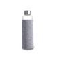 gourde en verre coloris gris