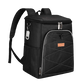 grand sac a dos isotherme dnoir de 28 litres pour pique nique et randonnée