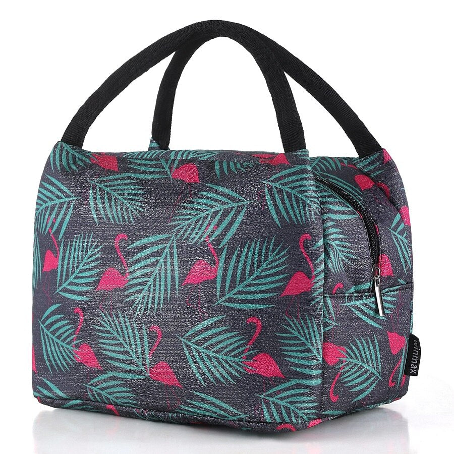 sac repas isotherme flamants roses