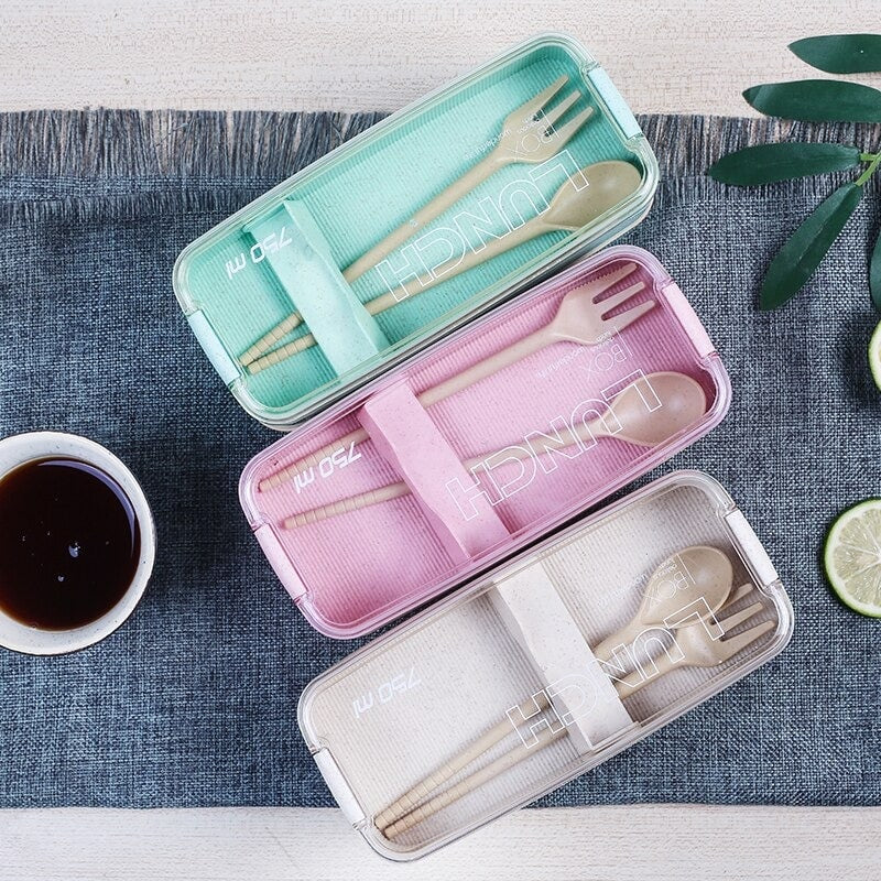 trois couleurs lunch box bento etages