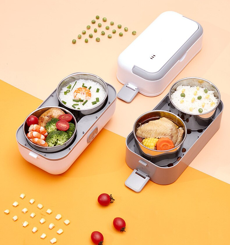 deux etages lunch box chauffante electrique