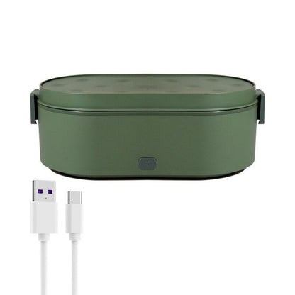 lunch box chauffante usb verte