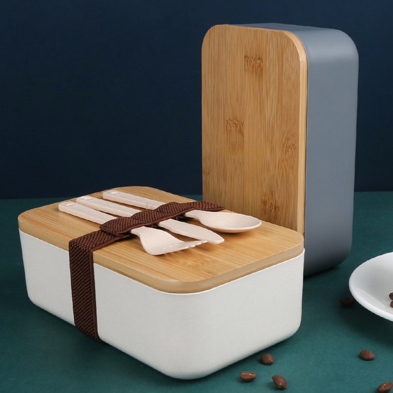 lunch box couvercle bambou